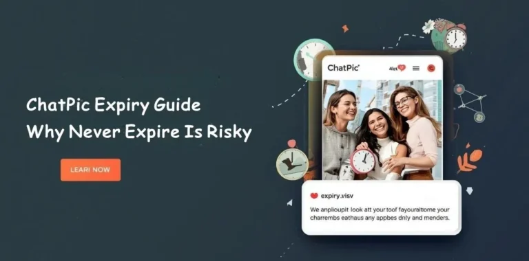 ChatPic expiry options vs never expire link privacy risk explained
