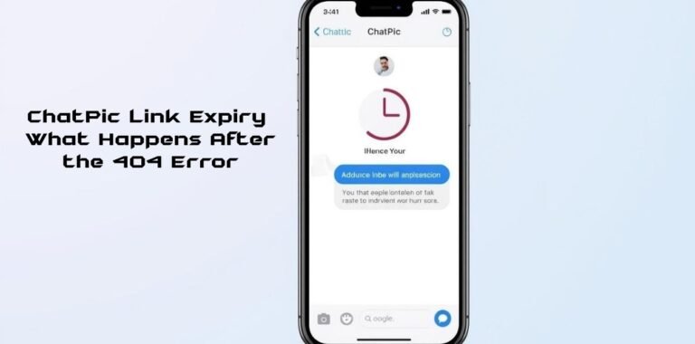 ChatPic link expired 404 file deletion and data privacy explanation