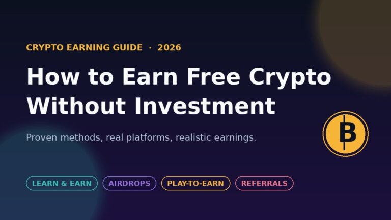How to Earn Free Crypto Without Investment