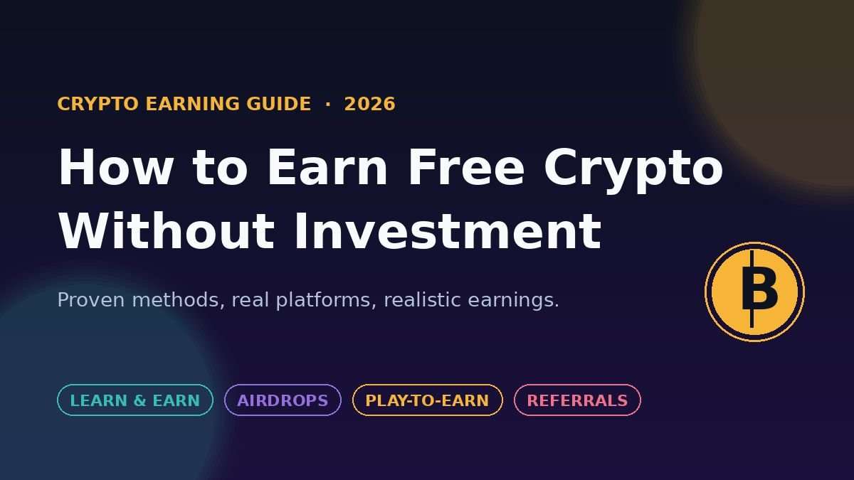 How to Earn Free Crypto Without Investment