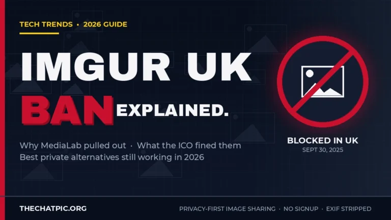 Imgur UK ban explained featured image showing blocked icon and September 30 2025 date