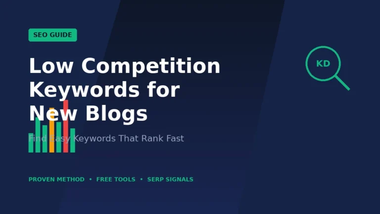 Low Competition Keywords for New Blogs